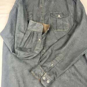 North River Outfitters Mens Snap Up Jacket Black Denim Blend XL